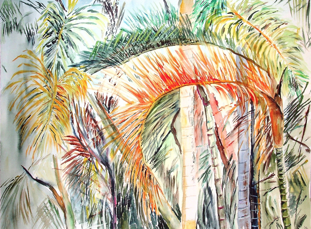 2015-01 Palmendschungel 48x36cm t
