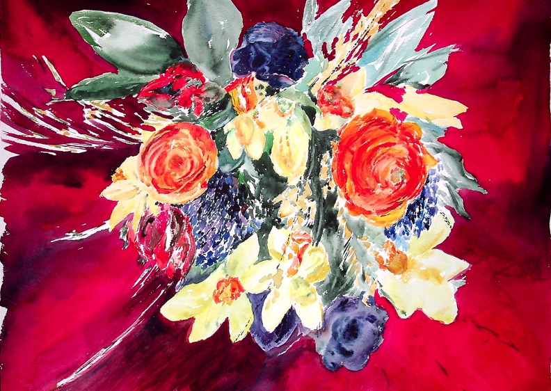 2014-06_Blumenstrauß auf Rot_48x36cm_t.jpg