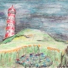 Leuchtturm auf Hiddensee 14,8x10,5 (Postkarte)