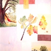 o.J. Herbstcollage 64x50cm t