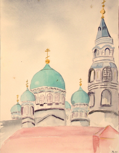 1994_Türme russischer Kirchen_32x24cm_t.jpg