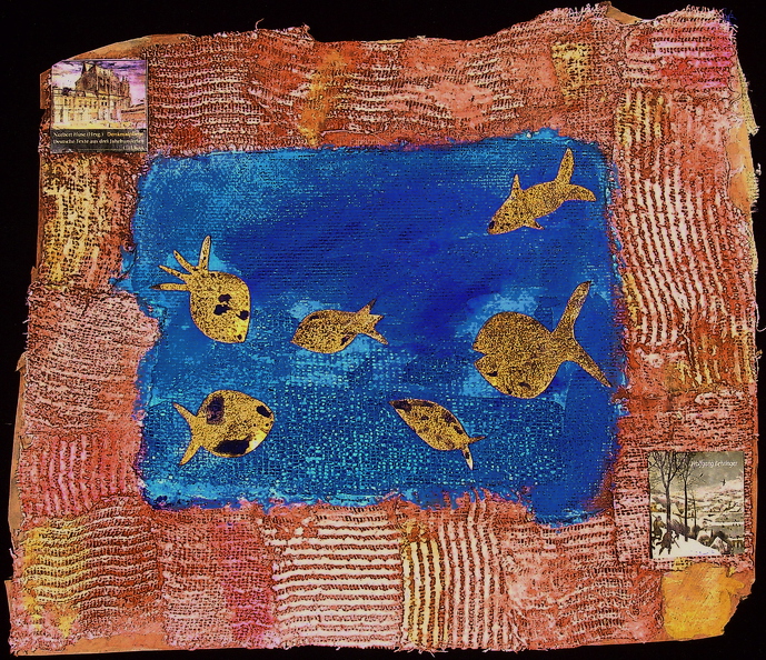 2008_o.S._3D-Collage_Goldene Fische im Teich nach Paul Klee_21 x 18cm_a.jpg