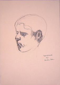 o.J. Portraitstudie 42 x 29,7cm t